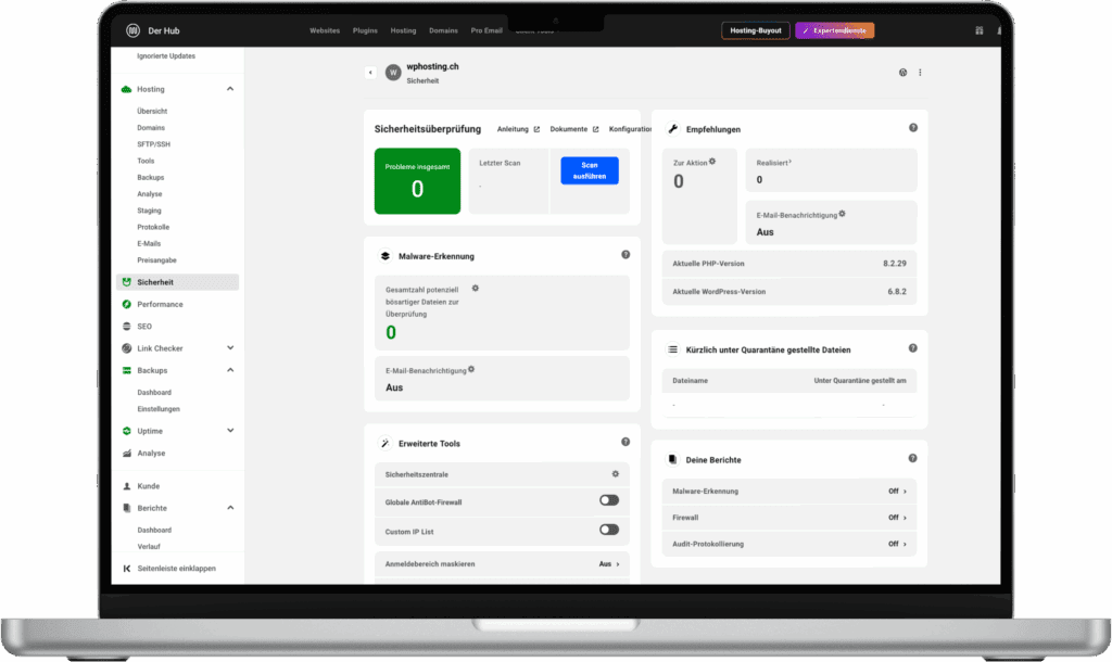 WordPress Sicherheits-Plugin